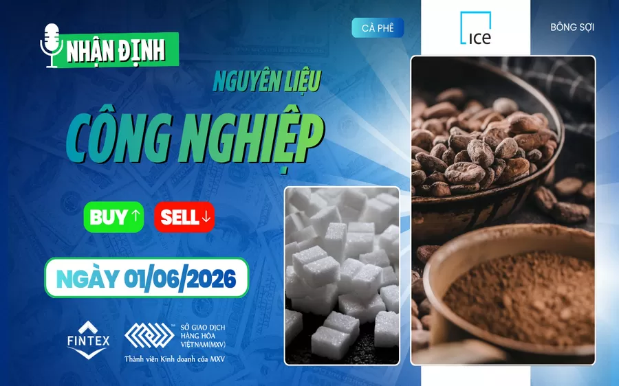 NHẬN ĐỊNH NGUYÊN LIỆU - CÔNG NGHIỆP NGÀY 01/06/2026